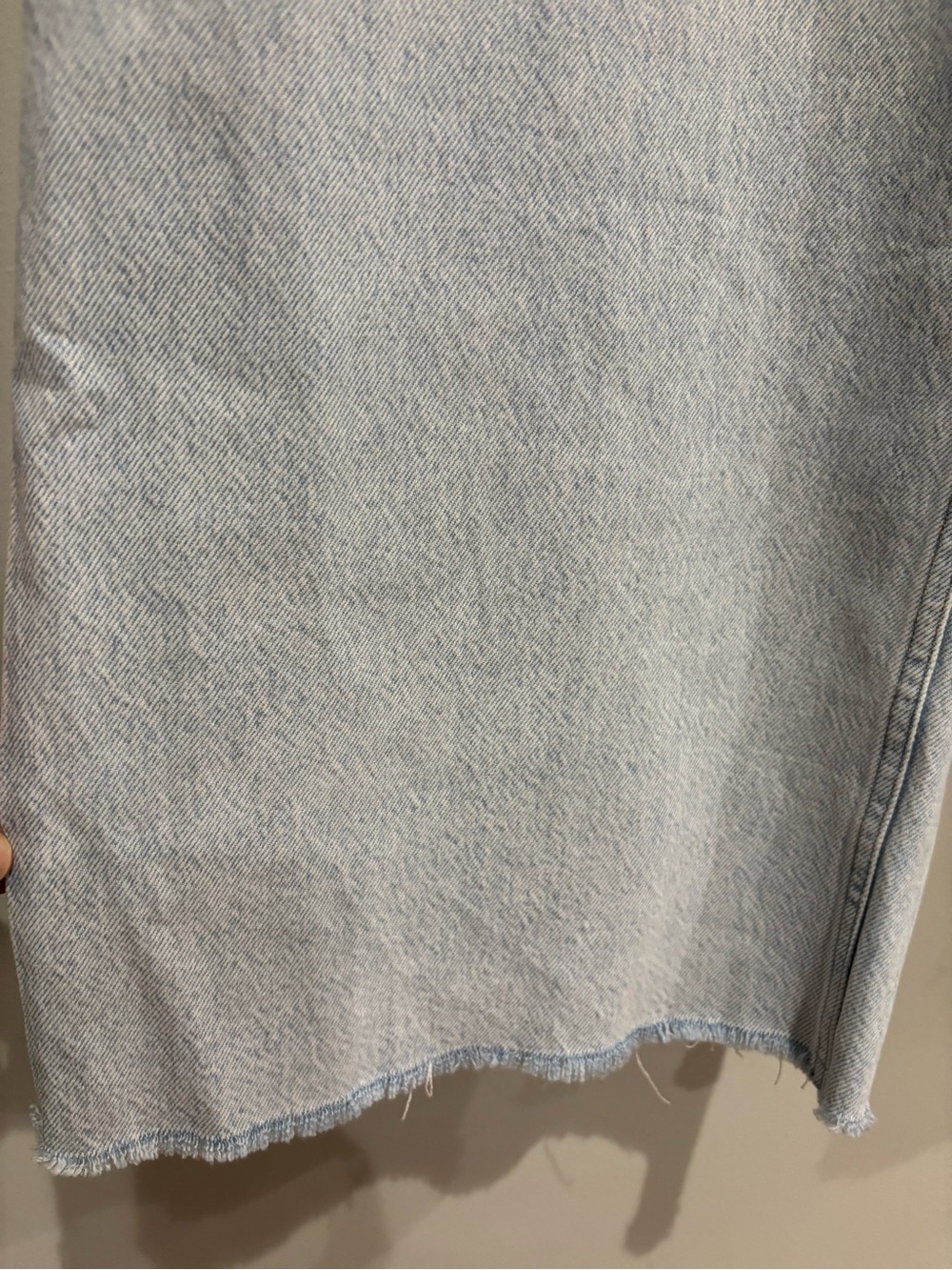 Abercrombie & Fitch Curve Love Crop Wide Leg High Rise Jeans Light Wash 30/10S - Picture 7 of 8